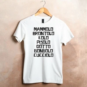 T-Shirt Mode Frau 7 Sieben Zwerge Fabel Schneeweiß Geschichte Mode Namen - Bild 1 von 5