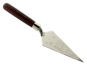Freemasons Silver Trowel with Masonic Square & Compasses and Symbols Engravable - Picture 1 of 5