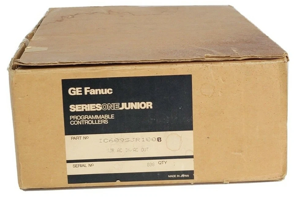 NIB GENERAL ELECTRIC IC609SJR100B SERIES ONE JUNIOR PROGRAMMABLE CONTROLLER - Image 1 of 4