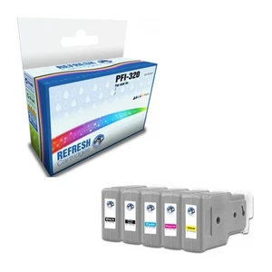 Refresh Cartridges Value Pack PFI-320 Ink Compatible With Canon Printers - Afbeelding 1 van 10