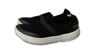 Oofos Omg Eezee Damen Gr. 8 EU 39 Schwarz Slipper Sneaker Q3-10172017-1 / Fehler - Bild 1 von 10