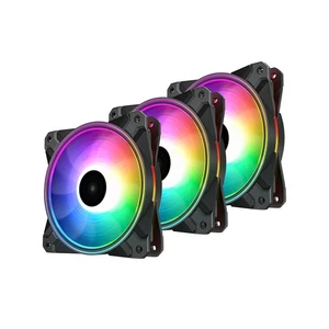 CF120 Plus 3Pack 120mm ARGB Case Fans with Controller,RGB Aura SYNC |1800RPM ... - Picture 1 of 4