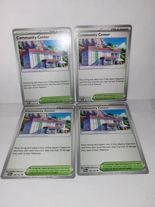 Community Center 146/167 Pokemon TCG Twilight Masquerade 4x Playset - Picture 1 of 2
