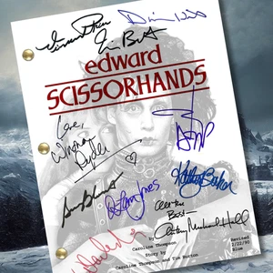 Edward mit den Scherenhänden Filmskript signiert Autogramm Reprints |116 Seiten | Fantasy - Bild 1 von 11