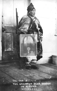 Tal Tan Billie Bear Hunter Wrangell Alaska AK - 8.5x11 Print - Picture 1 of 2