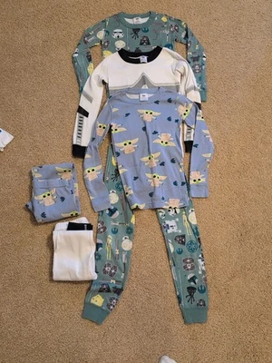 3 Sets Hanna Andersson Star Wars Pajamas Size 6-7 (120) - Image 1 of 4