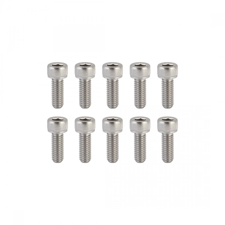 Pernos de tapa de enchufe de acero inoxidable SUNLITE PERNOS DE HARDWARE SUNLT ALLEN SS M6x16 BGo Foto 1 de 1