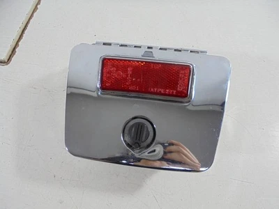 Yamaha Virago 1100 1986-1999 OEM compartimento trasero cromado con reflector Foto 1 de 4