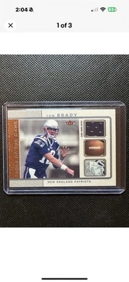 2003 Fleer Tools Of The Game Tom Brady Game Used Jersey /199 GOAT! Rare - Image 1 of 3