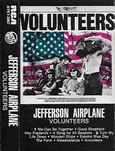 Jefferson Airplane Volunteers CASSETTE ALBUM ROCK USA issue, Classic Rock - Picture 1 of 5