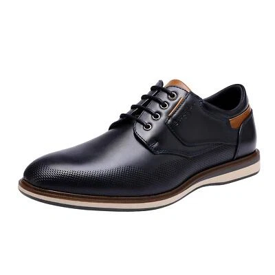 Men's Classic Oxford Dress Shoes Derby Formal Casual Shoes for Work Business - Image 1 of 4
