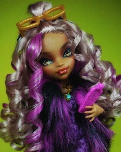 ☠ OOAK custom Monster High doll repaint Clawdeen Wolf Ever After goth bjd ☠ - Picture 1 of 6