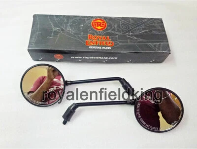 Genuine Royal Enfield GT & Interceptor 650 Rear View Mirror LH RH Black Foto 1 de 3