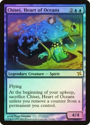 Betrayers of Kamigawa  MTG  Foil  Chisei, Heart of Oceans   Magic - Image 1 of 2