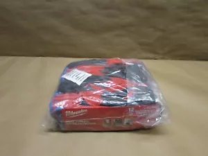 Guantes de trabajo Milwaukee rojos medianos resistentes a los pinchazos de nitrilo reforzados (paquete de 12) - Imagen 1 de 5