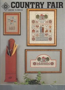 CROSS STITCH / NEEDLEPOINT - COUNTRY FAIR - CROSS 'N PATCH - Foto 1 di 1