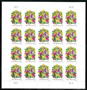 Panel de 20 estampillas Forever de dos onzas Scott # 5850 (MNH) de flores de boda de Estados Unidos como nuevas - Imagen 1 de 1