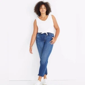 Madewell The High Rise Slim Boy Jeans Talla 37 Alto Nuevo Con Etiquetas - Imagen 1 de 13