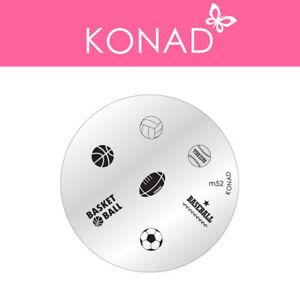 Original KONAD ® Stamping Nailart Design Schablone Image Plate - M52