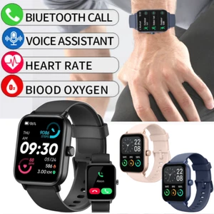 Smart Watch For iPhone Samsung Smartwatch Bluetooth Waterproof For Men Women - Picture 1 of 25