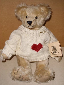 THE BEAR FACTS 1994 SIGNED SHIRLEY MEYER LIMITED EDITION MOHAIR TYLER TEDDY BEAR - Picture 1 of 5