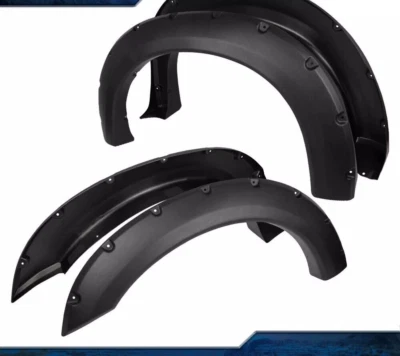 Guardabarros texturizado llamaradas Super Duty remache bolsillo apto para Ford F250 F350 1999-2007 Foto 1 de 4