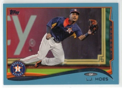 2014 Topps Series Two Baseball L.J. Hoes Blue #647 - Image 1 of 2