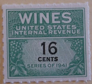 United States Stamp Revenue Wine Tax RE128 MNH Cat $5.00 - Picture 1 of 1