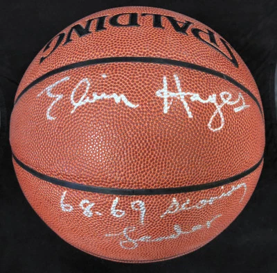 Elvin Hayes SIGNED I/O Basketball + INSC Washington Bullets PSA/DNA AUTOGRAPHED - Image 1 of 3