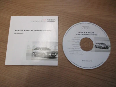 BORDBUCH Audi A4 A5 Bedienungsanleitung Infotainment MMI Onboard CD 10256285788 - Bild 1 von 4