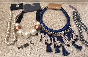 Costume Statement Necklaces x 4 principles /jon Richard BN Tagged - Picture 1 of 11