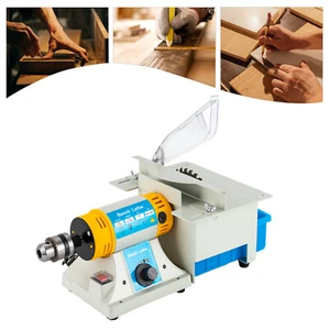 NEW Jewelry Rock Polishing Buffer Bench Lathe & Polisher Machine 220V 350W - Picture 1 of 19