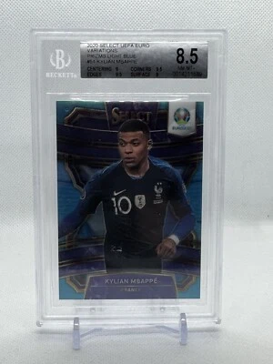 BGS 8.5 Kylian Mbappe /175 2020-21 Select UEFA Euro Light Blue Prizm - Image 1 of 3