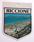 Souvenir-Aufkleber Riccione Strandpanorama Rimini Riviera Emilia-Romagna Italien