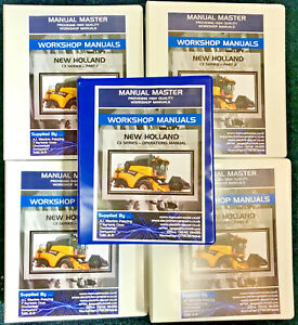 New Holland CX 720,740,760,780,820,840,860 880 Workshop & Operators Manual Set