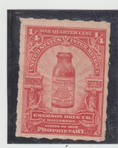 Scott # RS280 MHOG Private Die Medicine Emerson Drug - Picture 1 of 4