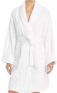 Hudson Park Micro Texture Bademantel L/XL weiß der Gürtel fehlt❌😃😃 - Bild 1 von 4