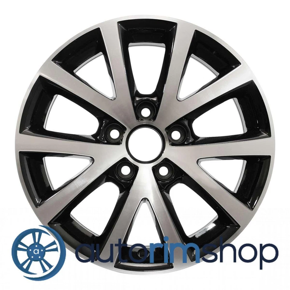 Llanta Volkswagen Jetta 16" de fábrica OEM mecanizada con negra 5C0601025BM Foto 1 de 1