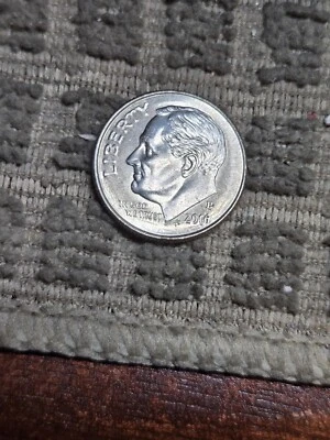 2016 P  Roosevelt Dime DOUBLE DIE Mint Mark and Date Errors - Image 1 of 2