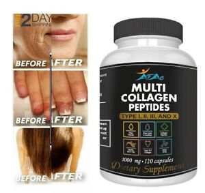 COLLAGEN peptides HYDROLYZED Hair Skin Nail joint support powder capsule 