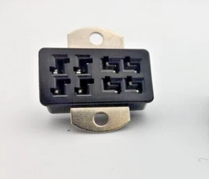 hygain ham IV 4 cde telex rotator control box 8 pin socket panel connector - Afbeelding 1 van 4