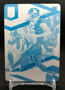  2020 Panini Plates & Patches DENZEL MIMS RC 1/1 Donruss Elite Cyan Plate #146🔥