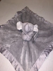 ELEPHANT LOVEY GRAY Carter’s Brand Baby Security Blanket - Picture 1 of 5