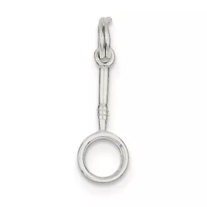 Sterling Silver Magnifying Glass Charm QC4786 - Picture 1 of 1