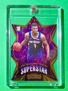 Zion Williamson ROOKIE SUPERSTAR DIECUT DISCO PANINI CONTENDERS 2019 RC - Mint! - Picture 1 of 7