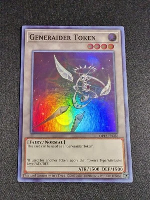 Yu-Gi-Oh! Generaider Token OP13-EN026 Super Rare OTS 13 NM - Image 1 of 2