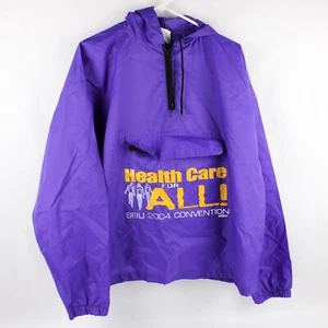 Image Point Windbreaker Purple Jacket SEIU Convention 2004 Size L - Picture 1 of 5
