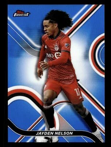 Finest MLS #39 2022 Jayden Nelson refractor azul #/150 - Imagen 1 de 2
