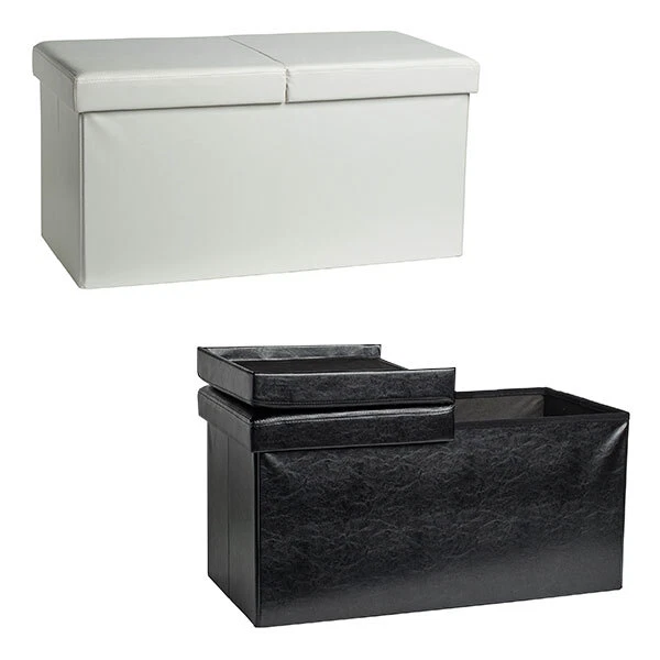 Echtwerk Sitzbank FLEX Faltbare Sitztruhe Spielzeugkiste Hocker B-WARE - Bild 1 von 1