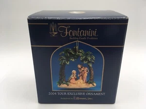 Vintage Fontanini 2004 Tour exklusives Ornament Heilige Familie Krippe LNOB - Bild 1 von 6